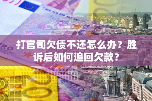 北京打官司欠债不还怎么办？胜诉后如何追回欠款？