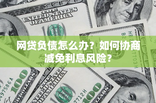 北京网贷负债怎么办？如何协商减免利息风险？