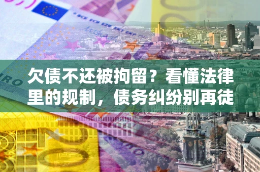北京欠债不还被拘留？看懂法律里的规制，债务纠纷别再徒劳奔波