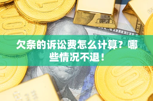 北京欠条的诉讼费怎么计算？哪些情况不退！