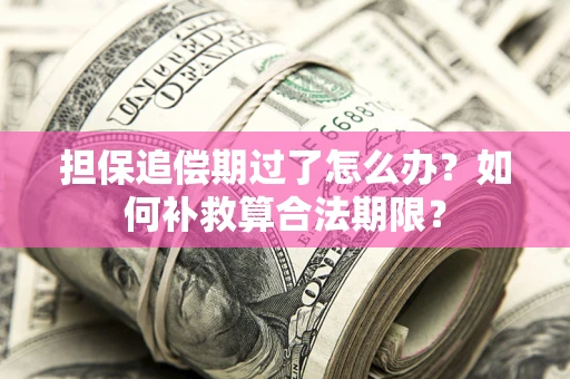 北京担保追偿期过了怎么办？如何补救算合法期限？
