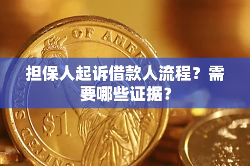 北京担保人起诉借款人流程?需要哪些证据? 北京担保人起诉借款人流程?需要哪些证据?