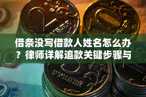 北京借条没写借款人姓名怎么办？律师详解追款关键步骤与证据链构建