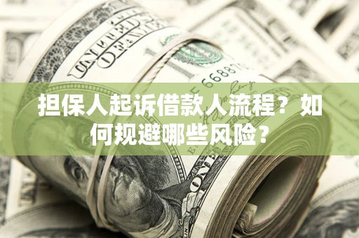 北京担保人起诉借款人流程？如何规避哪些风险？