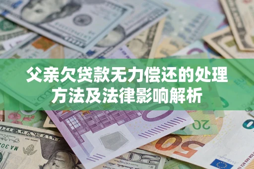 北京父亲欠贷款无力偿还的处理方法及法律影响解析